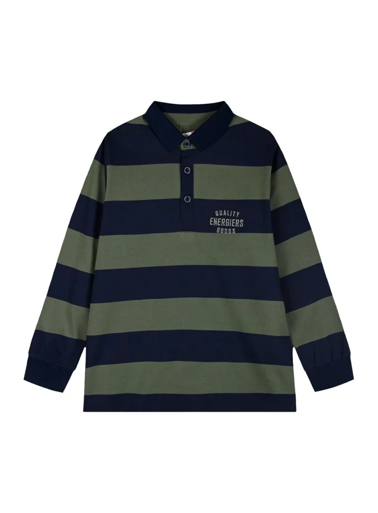 Ριγέ μακρυμάνικο πόλο - -