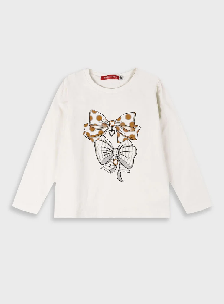 Μακό μπλούζα με τύπωμα Φιόγκο - -