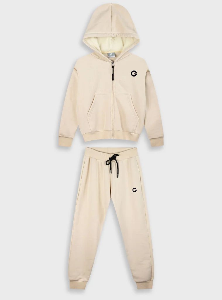 Σετ φούτερ φόρμα με κουκούλα G - -